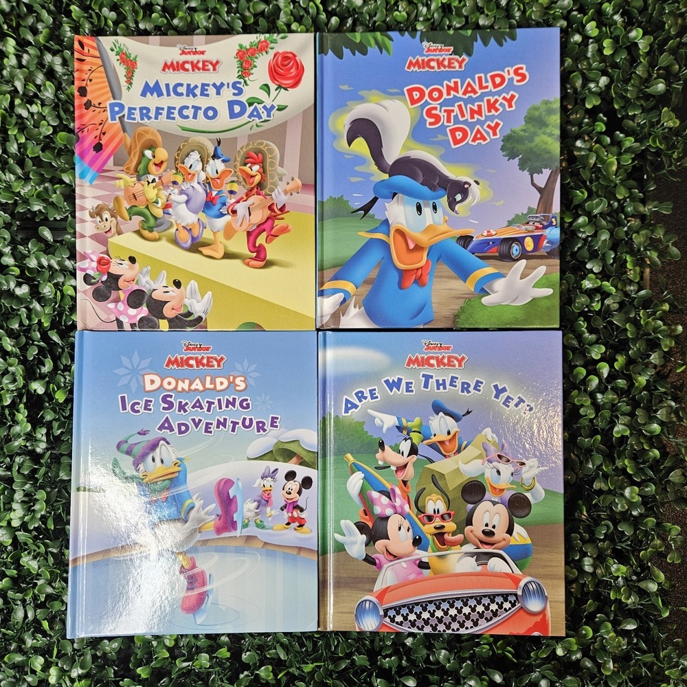 Disney Jr Mickey Mouse Books Lot Of 4‎ Toddler Young Readers